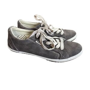 Taos Star Women’s 9 light Gray Wash Canvas Sneakers
